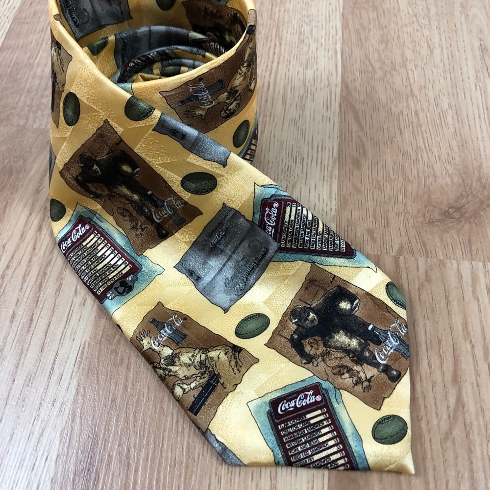Coca Cola Vintage Football Tie